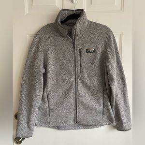 grey L.L.Bean fleece, men’s size M